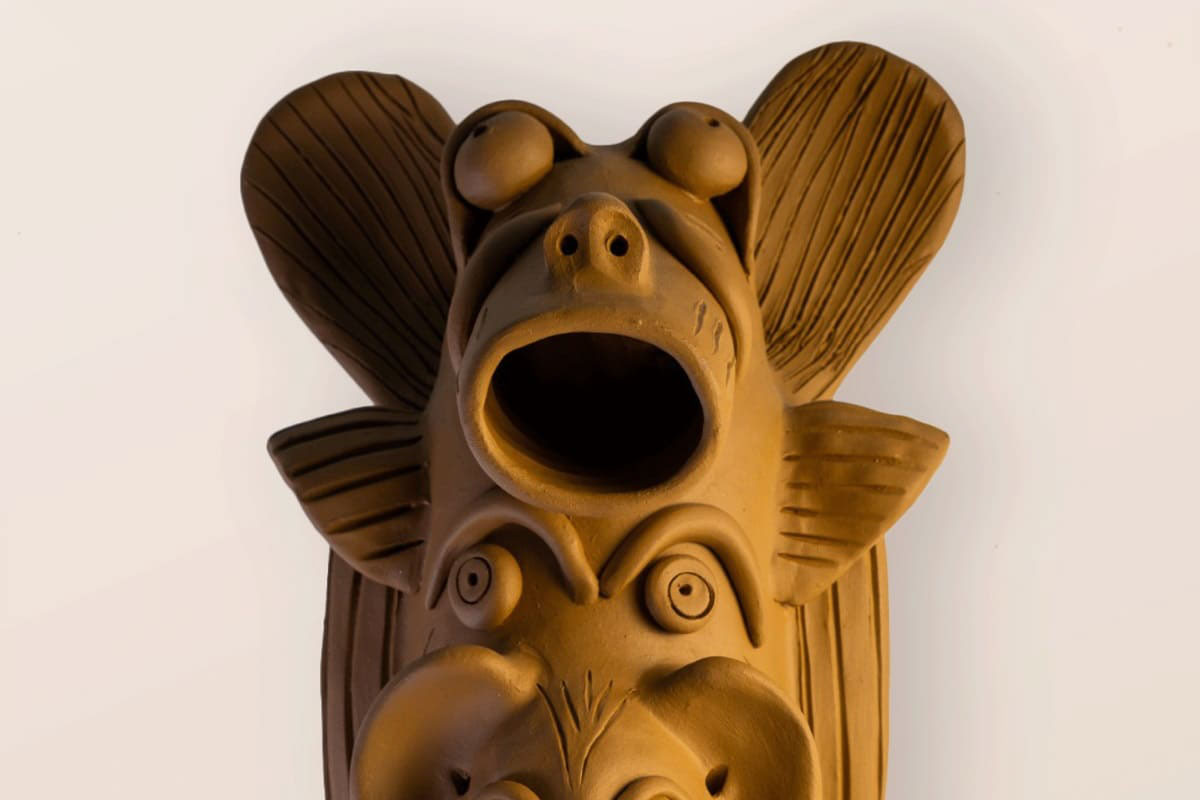 escultura em madeira